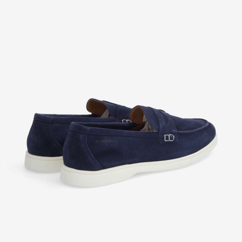 YACHT LOAFER M - SUEDE - BLEU